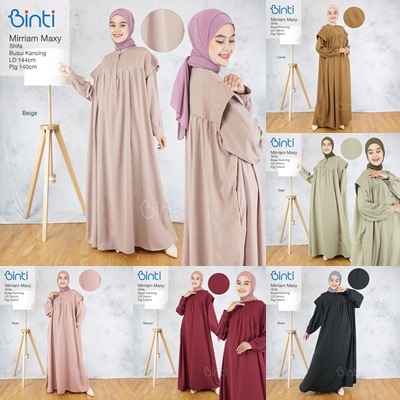 MIRRIAM MAXY / 3.10 / BAHAN SHIFA / LD 144 CM / PB 140 CM / ALLSIZE SUPER JUMBO / FIT TO XXL / BINTI