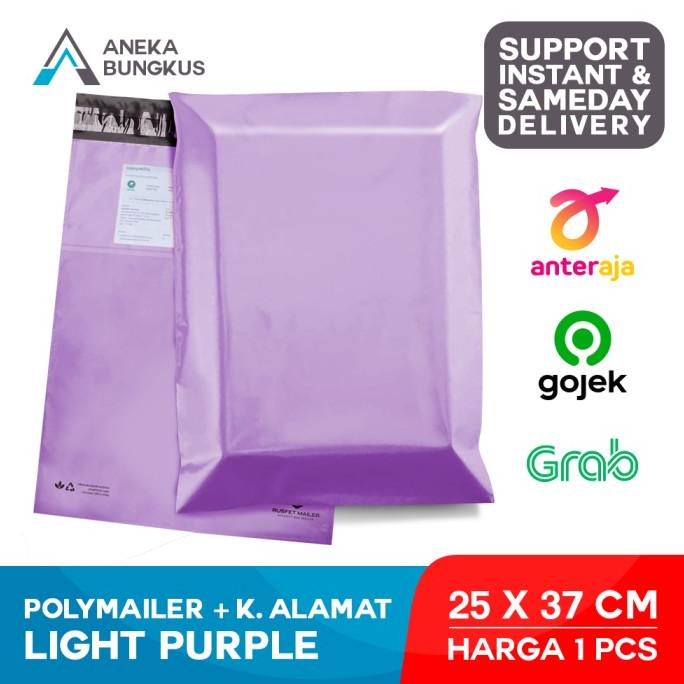 

Polymailer Amplop Packing Premium|Light Purple 25x33|Amplop Satuan rah07