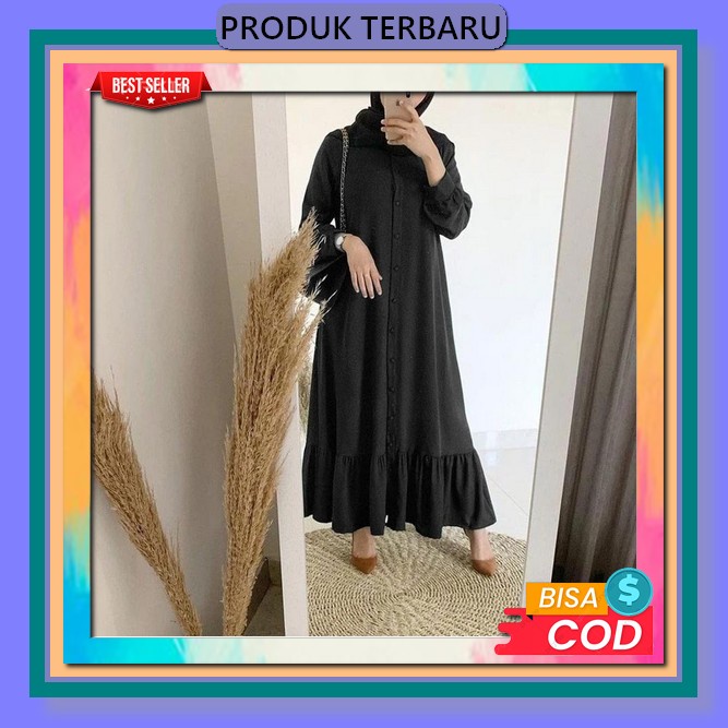 Gamis Tebaru,Gamis Crinkle Airflow,Gamis Aluna Gown By Nabtik,Gamis Viral ,Gamis Kekinian,Gamis Leba