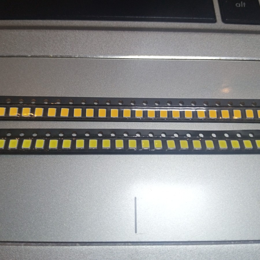 100 Pcs Led SMD 2835 0,5W 3V - Warm White