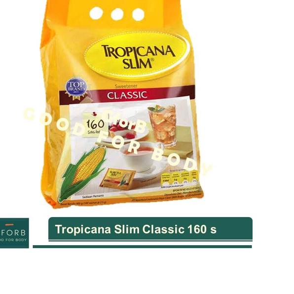 

◙ Tropicana Slim Sweetener Classic 160pcs ✸