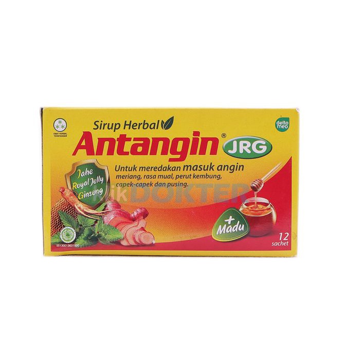 

Sirup Herbal Antangin JRG (Jahe, Royal Jelly, Ginseng) 15 ml
