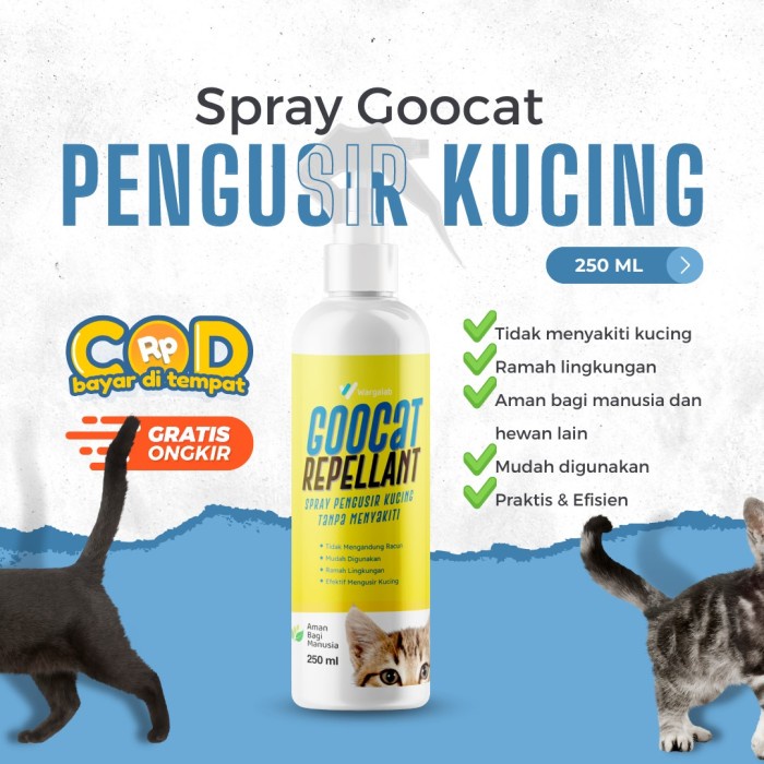 Pest Control Spray Goocat Pengusir Kucing Obat Pengusir Kucing Berak Sembarangan