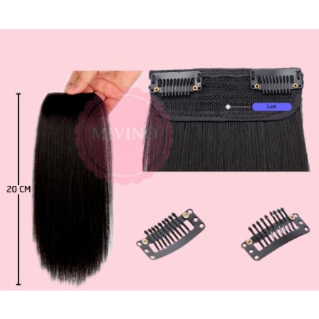 【COD】Hairpiece Rambut Hair Clip Rambut Hair Extension Hair Volumer Clip Penambah Volume Rambut Hairclip Volume