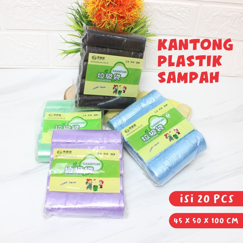 Kantong Plastik Sampah Roll 45cm X 50cm WJM