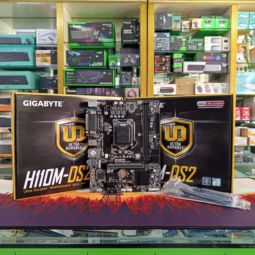 Paket Motherboard H110 LGA 1151 DDR4 New + Core I5 6400 / 6500 + Fan + RAM