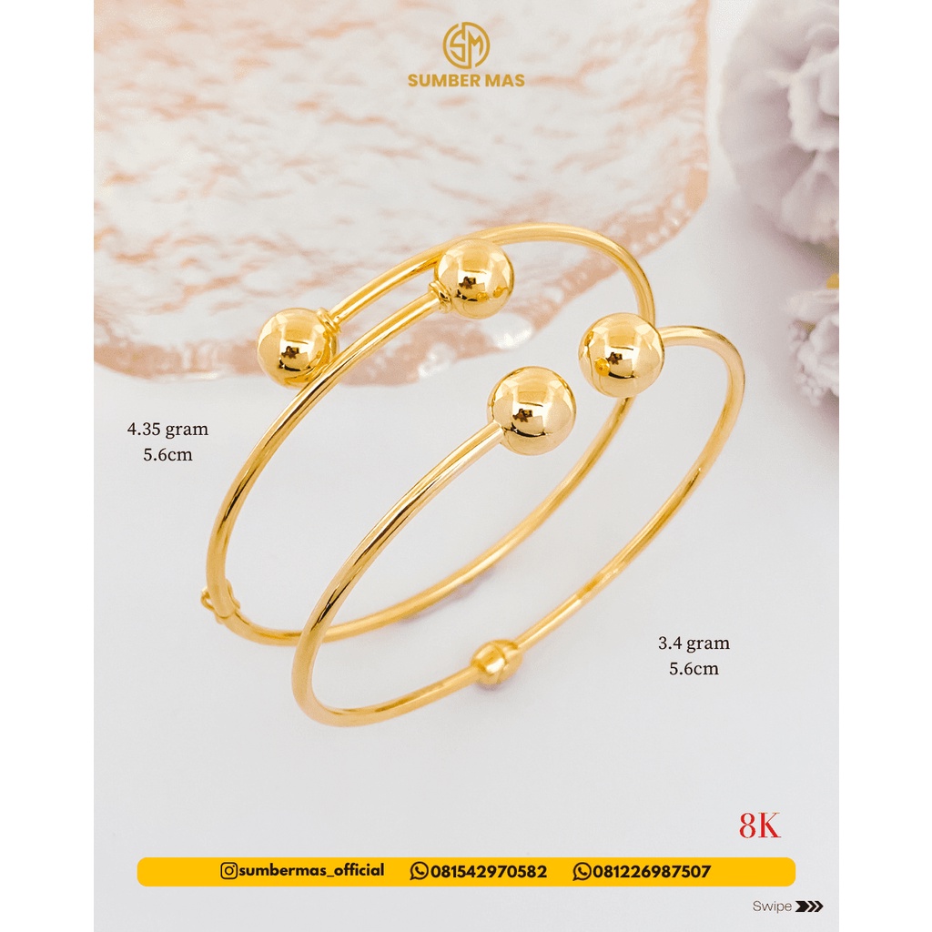 VRCS X HERME &amp; FASHION BANGLE 8K - SUMBER MAS