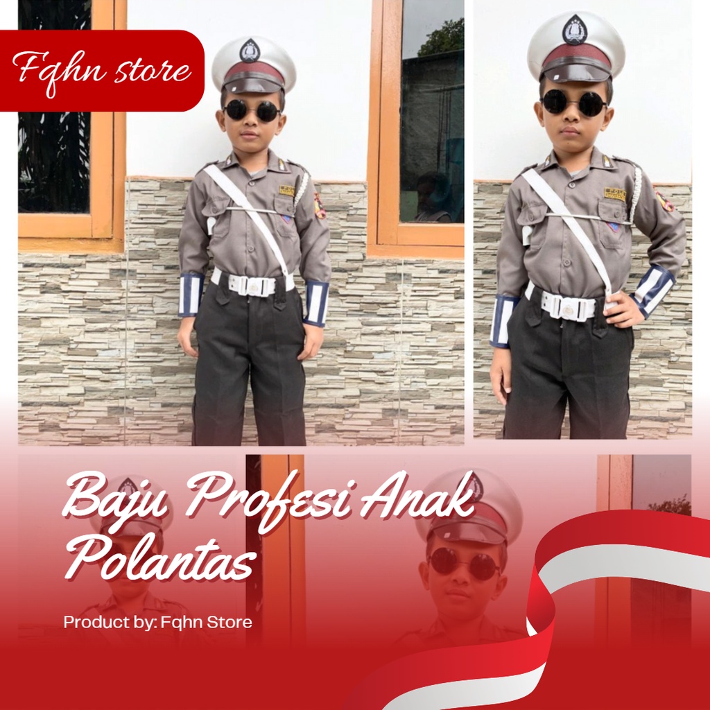 Baju Profesi Anak/Baju Polantas Anak Laki