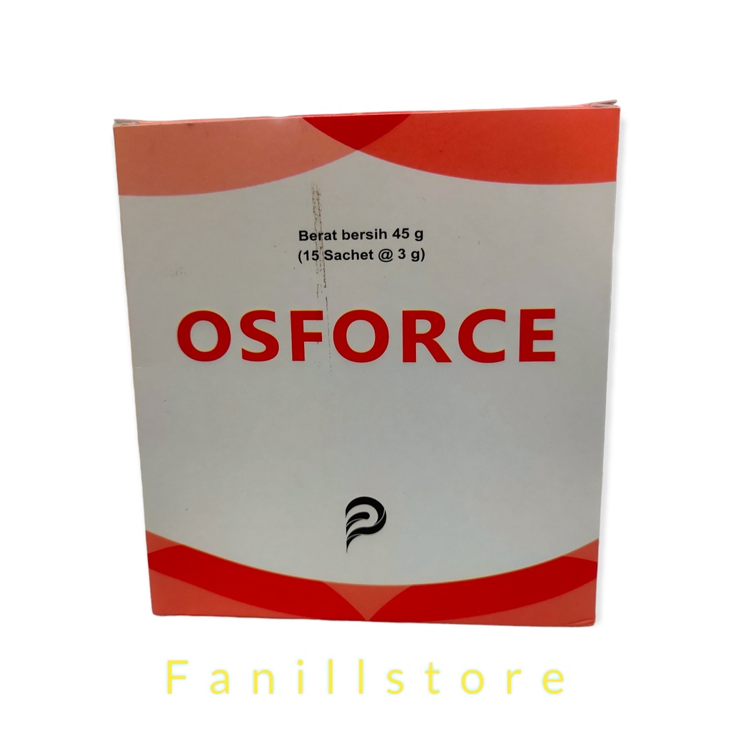 

darmavanss - osforce minuman serbuk rasa stroberi 15 sachet powder drink buah segar