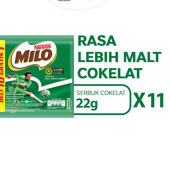 

Murmer MILO ACTIV-GO Susu Coklat Renceng 22g - 11 pcs