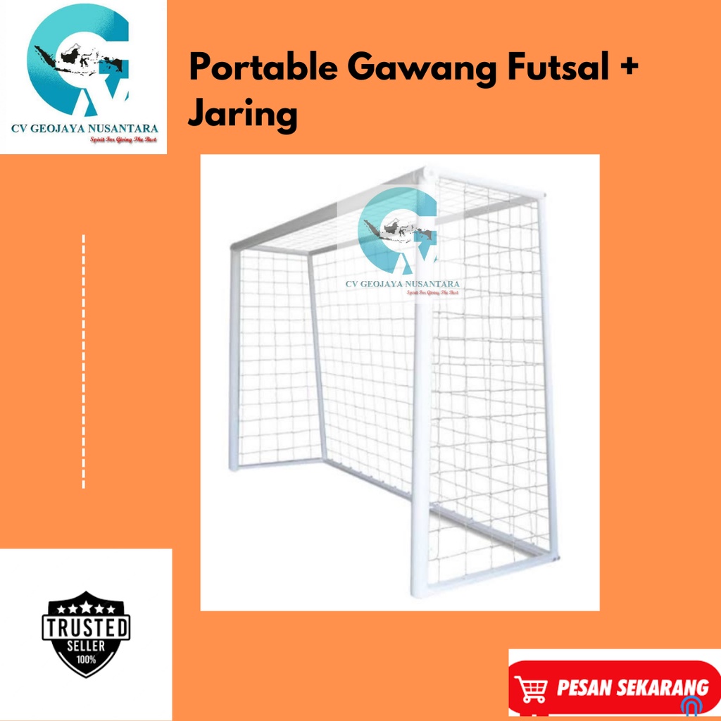 Portable Gawang Futsal + Jaring
