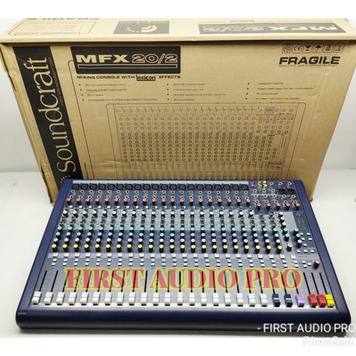 Terlaris Mixer Soundcraft Mfx 20 ( 20 Channel )
