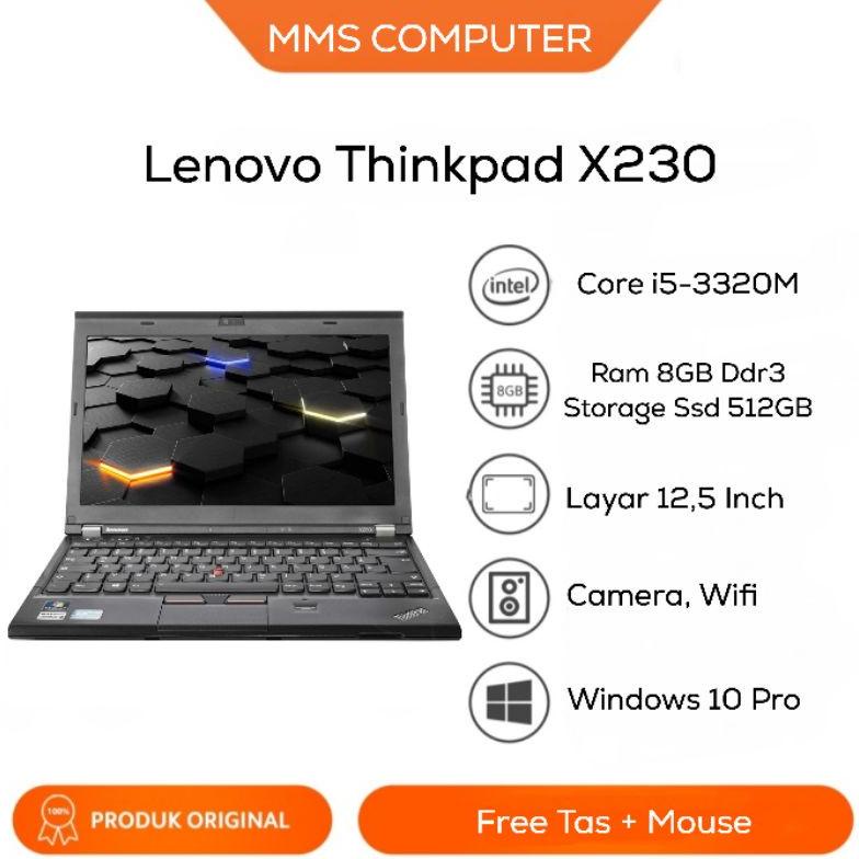 Lenovo Thinkpad X230 Core i5 8GB SSD 512GB