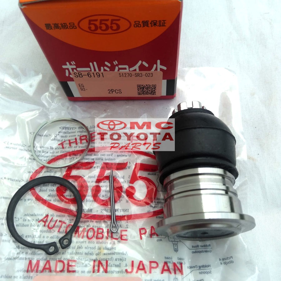 Ball Joint Atas Honda Civic Genio Ferio Crv Gen 1 555 SB-6191