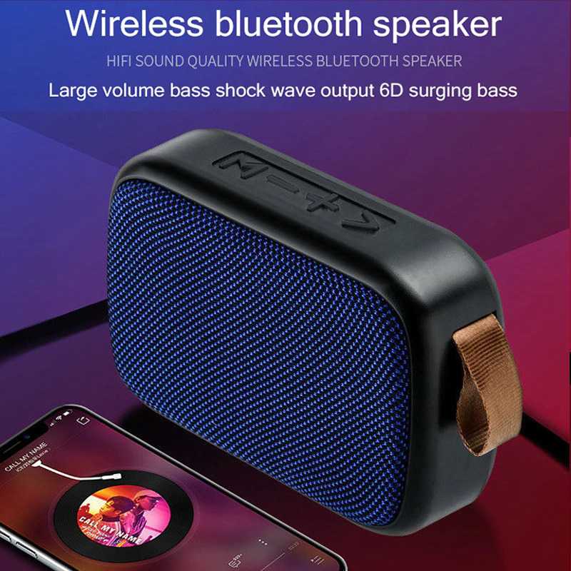 Speakaer Portable Bluetooth Active Speaker Mini Load Hard MG2