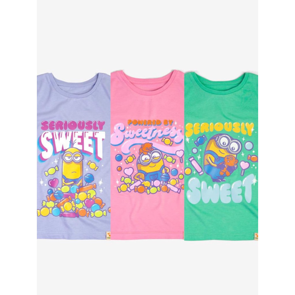 Velvet junior kaos anak - printed tees - series disney princes, Minion  dan spiderman