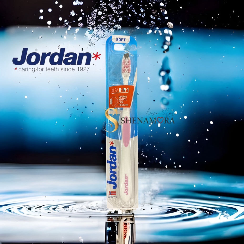 Jordan Oral Care Alfa 8 in 1 Soft | Sikat Gigi