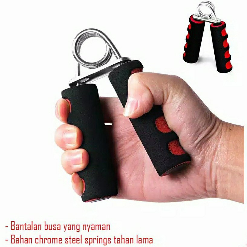 Hand Grip Pelatih Otot Tangan Jari Alat Fitness Olahraga Gym HandGrip 1pcs