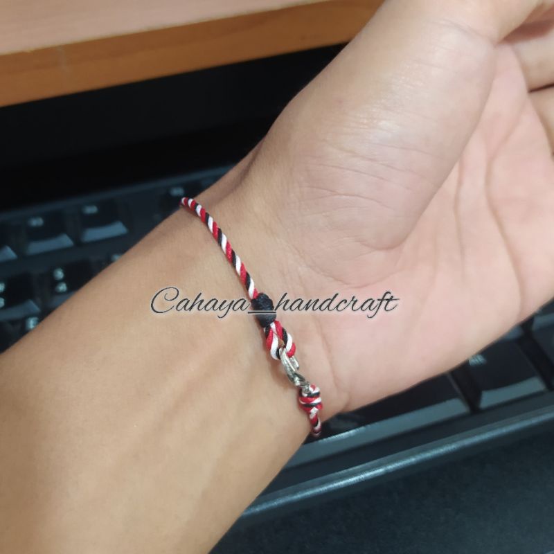 Gelang Tridatu Bali Pakai Pengait Anti Air Original Premium