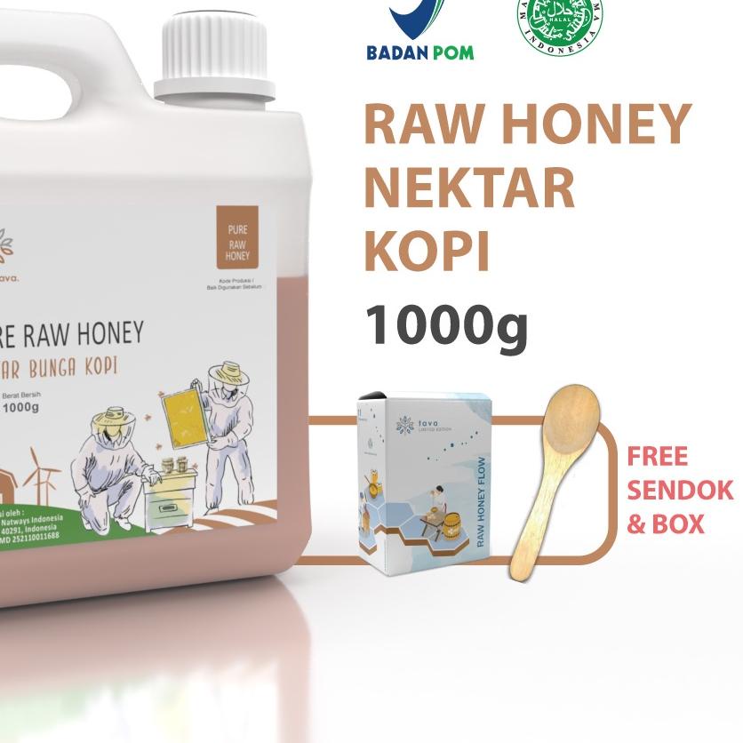 

➯ Asli Murni 1kg Tava Grade A Nektar Kopi 100% Alami Pure Natural Raw Honey ℮