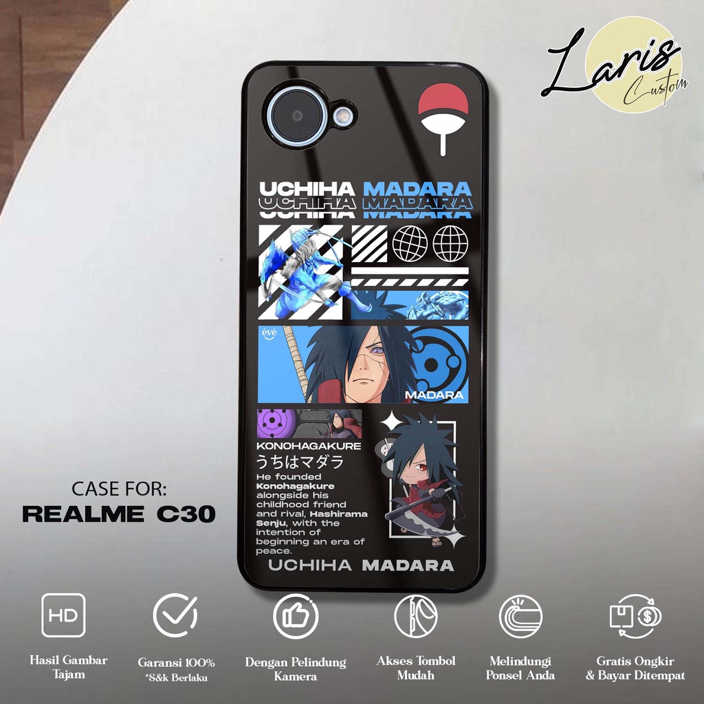 Case Realme C30 C1 C2 C3 C25 C25S C12 Hp Realme C30 C1 C2 C3 C25 C25S C12 Laris Custom [ Naruto ] Ca
