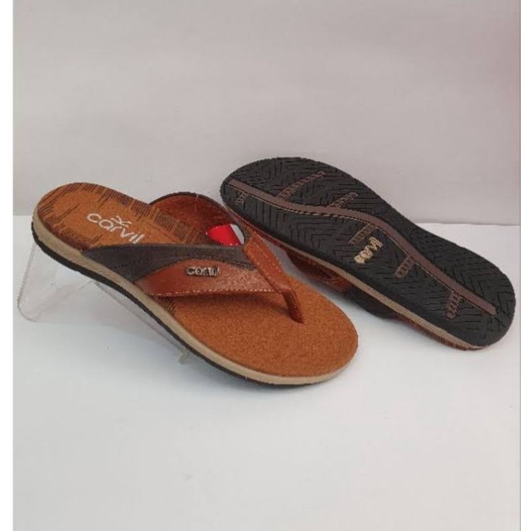 Carvil ADRIANO-01 | Sandal Casual Pria Original Carvil Empuk Tidak Licin Keren Trendy Nyaman di Kaki