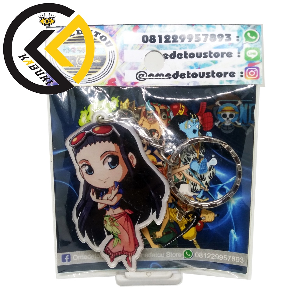 KABUKI Key Chain Robin "Devil Child, Miss All Sunday" Nico - Anime One Piece