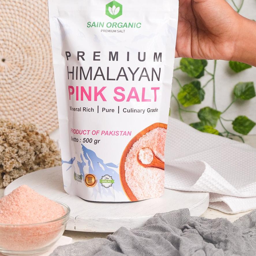 

➯ Garam Himalaya Original 1 kg Asli Organik Himalayan Salt Himsalt Organic Garem Premium MPASI ♩