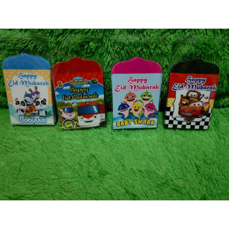 

amplop lebaran 2023 karakter pendek motif random 1 pack ( 10 biji )