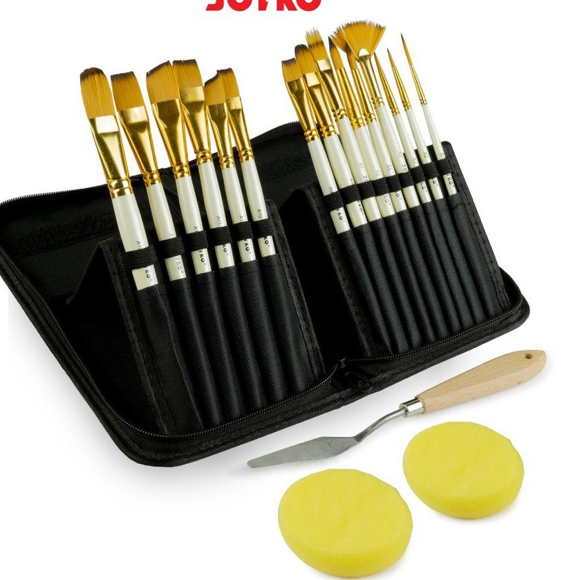

Harga Promo JOYKO ART BRUSH SET SCALPEL SPONGE / SET ALAT KUAS LUKIS LENGKAP BRS-12 MURAH BERKUALITAS