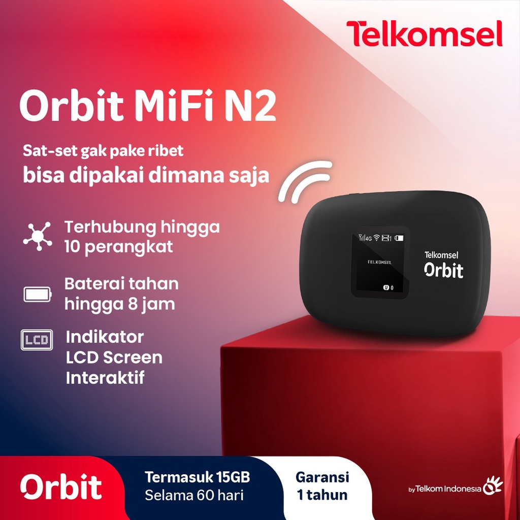 Jual Telkomsel Orbit Mifi N Portable Modem Wifi G High Speed Bonus Data Shopee Indonesia