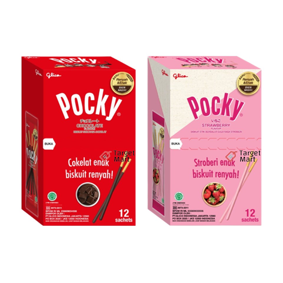 

Box Pocky Sachet Biskuit Stik Renyah Tanpa Remah Berbagai Varian Pilih Rasa