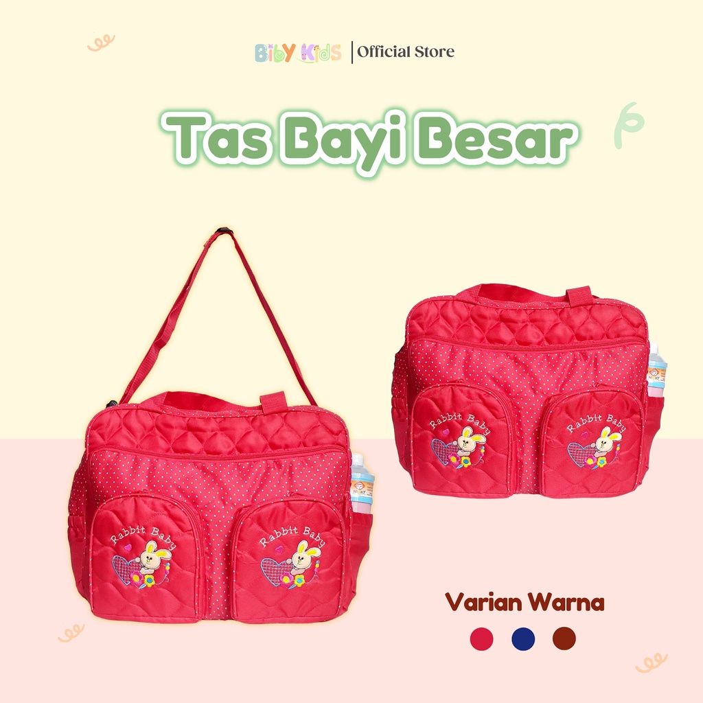 Tas Bayi Multifungsi Besar Slempang Murah Tas Travel Bag Jumbo Diaper Bag Newborn Perlengkapan Traveling Baby