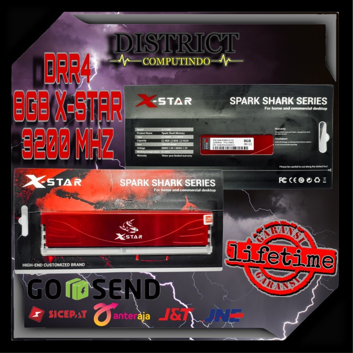 Memory Ram Ddr4 8Gb Xstar Pc 3200 Mhz