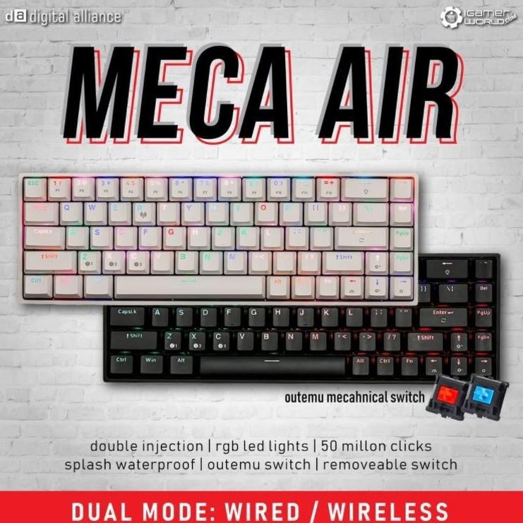 Digital Alliance Meca Air RGB LED Light Gaming Keyboard