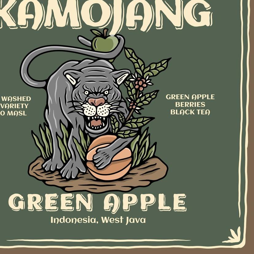 

ⅎ Kopi Arabika KAMOJANG GREEN APPLE (200 gr) Single Origin Specialty Coffee ➼