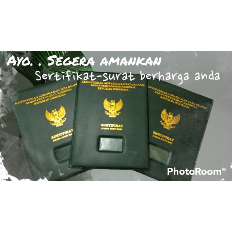 

COVER SERTIFIKAT TANAH / SAMPUL SERTIFIKAT TANAH & RUMAH / DOKUMEN ORGANIZER