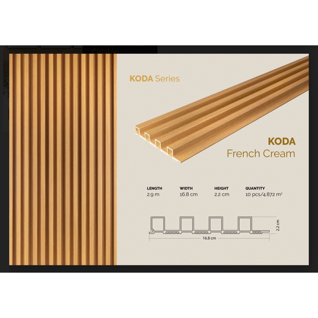 

KISI KISI WPC WALL PANEL GAIA KODA MOIF KAYU WALLPANEL