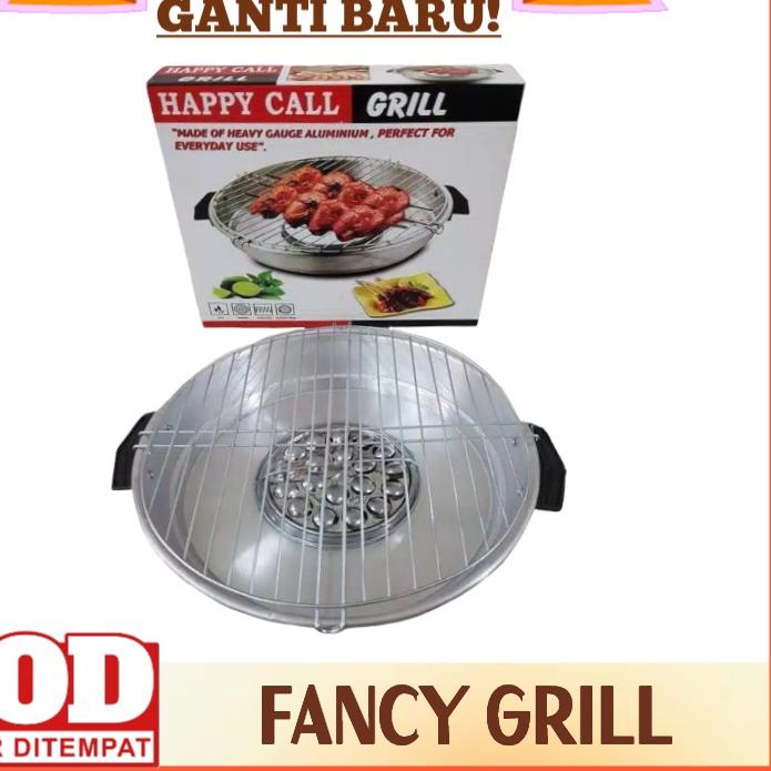♕ Fancy Grill Alat Panggang Tanpa Arang Panggangan Sosis Pemanggang Sate Pemanggang Kompor ۝