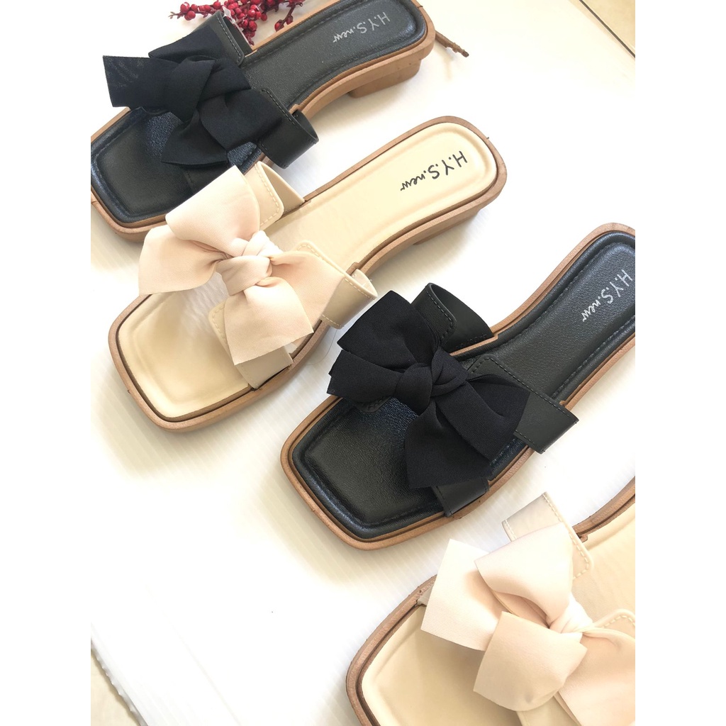 Sandal Wanita Import Korea Karet Selop Pita HYS-088