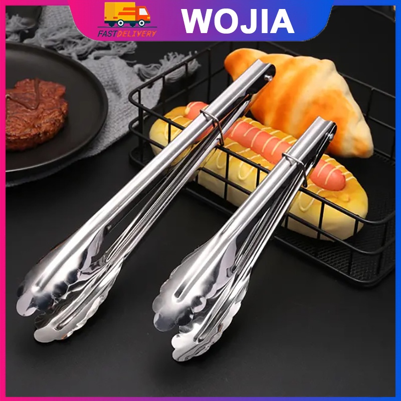 Capitan Makanan Food Tongs Stainless Steel Anti Karat / Food Tongs