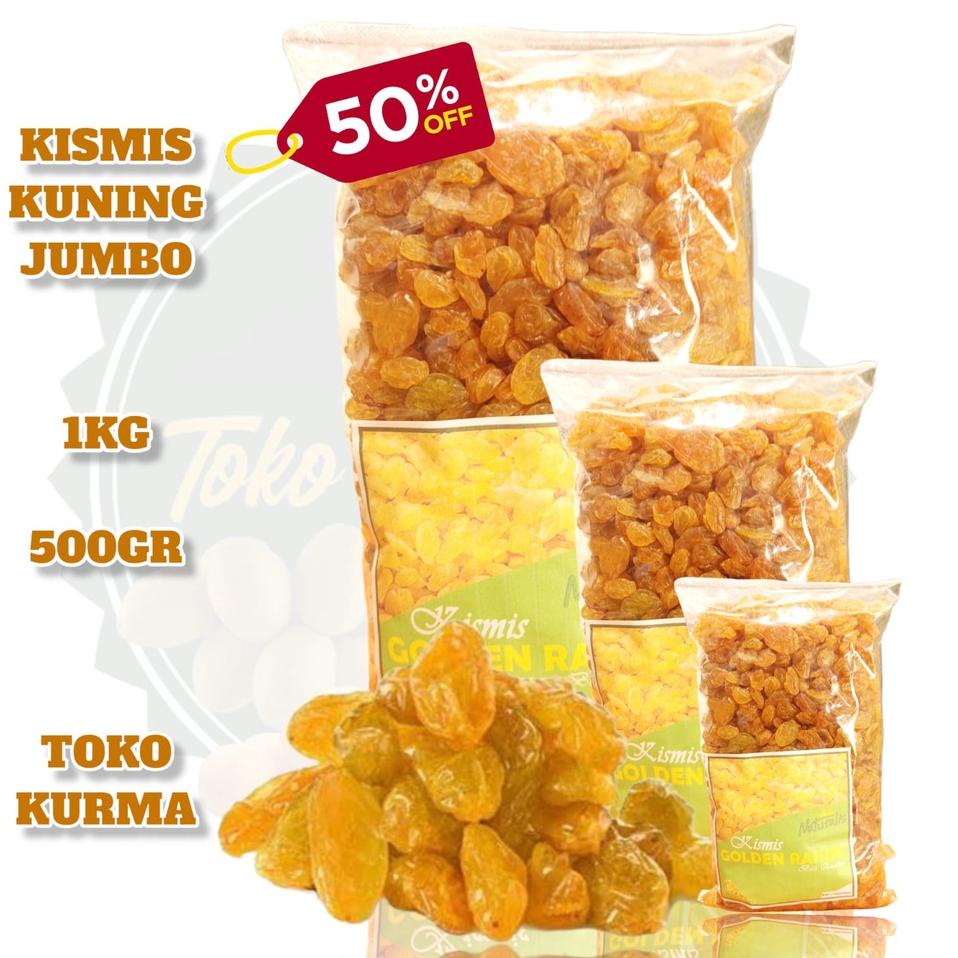 

Spesial Kismis manis semi jumbo non biji 1kg