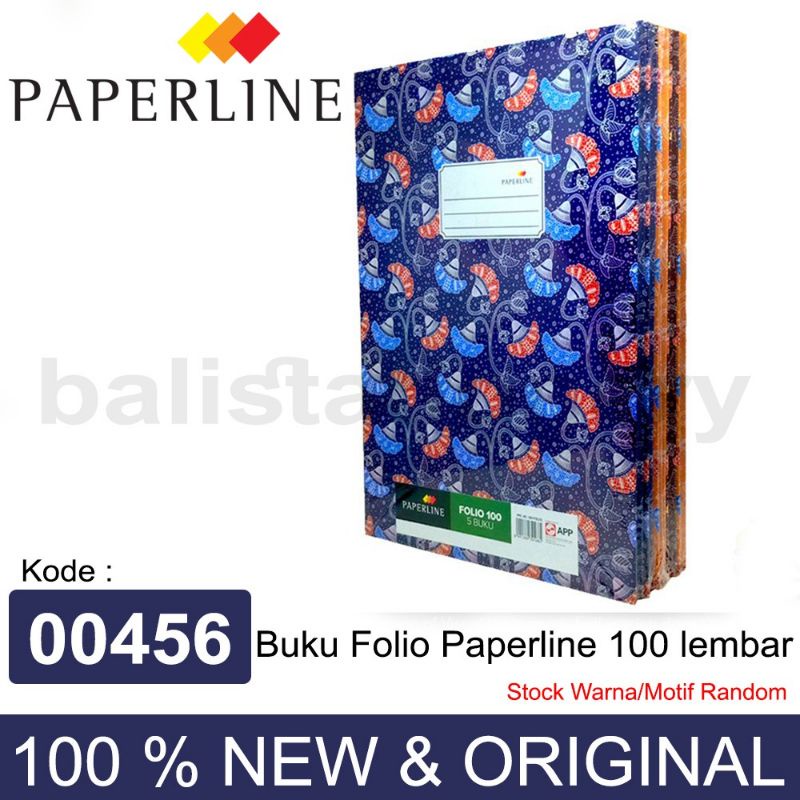 

BUKU FOLIO PAPERLINE 100 PEMBAR