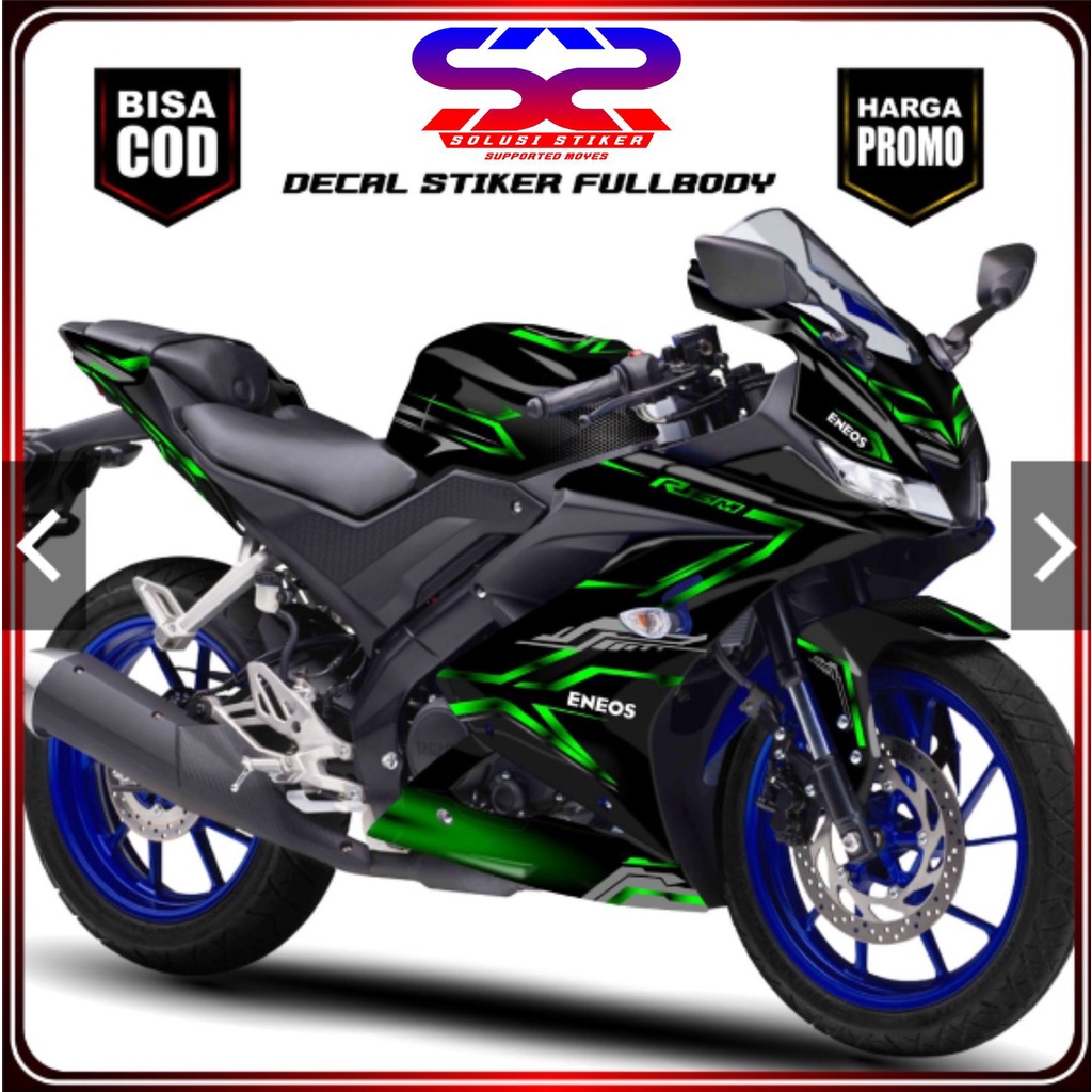 Decal Variasi R15 V3 Full Body  Stiker R15 V3 Motif Matrixlane Hijau FullBody