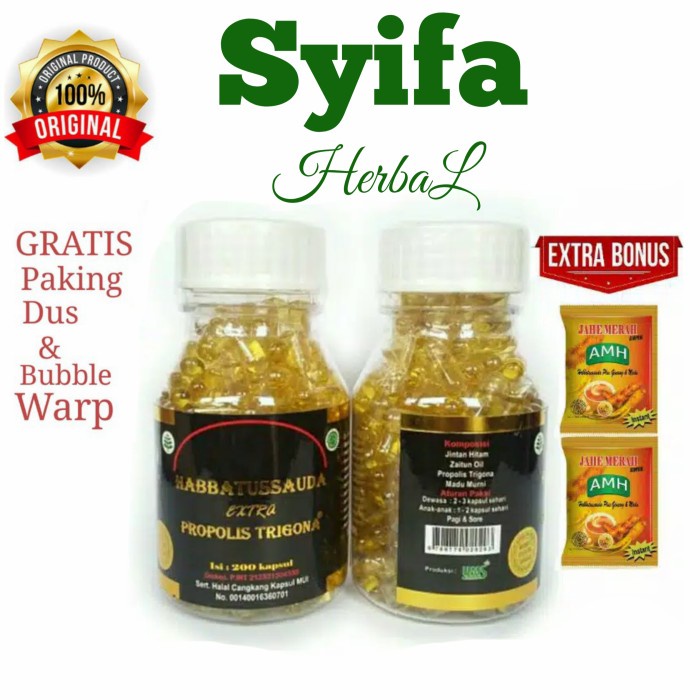 habbatussauda extra propolis trigona UMS