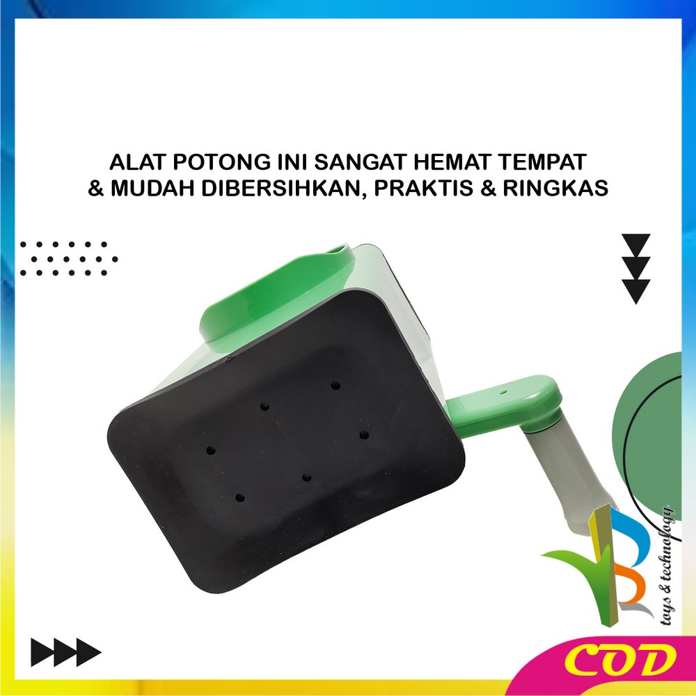 RB-C803 Alat Penggiling Sayur Multifungsi Vegetable Cutter Slicer Machine / Parutan Putar Alat Pemotong Sayuran dan Buah Praktis Serbaguna