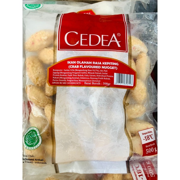 

Cedea Naget Kepiting 500gr