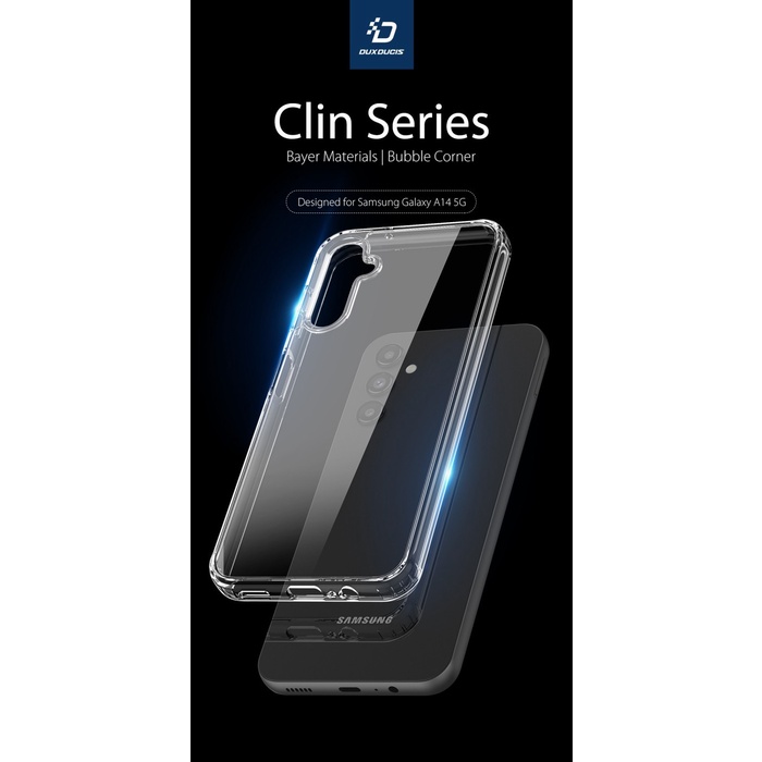 SAMSUNG A14 5G / A14 LTE COVER DUX DUCIS CLIN CLEAR CASE WLONS ORIGINAL SILIKON SOFTCASE