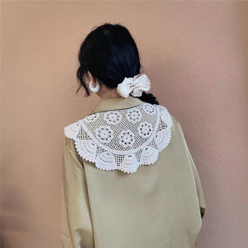 Syal Scarf Leher Kotak Katun Murni Serbaguna Versi Korea dari syal segitiga handuk persegi kecil dan wanita gaya baru / Wanita Fashion Dekorasi Tas Scarf Aksesoris