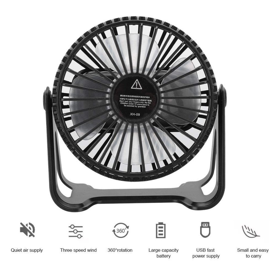 XH-08 Mini Fan USB Rechargeable / Mini Cooling Fan Portable